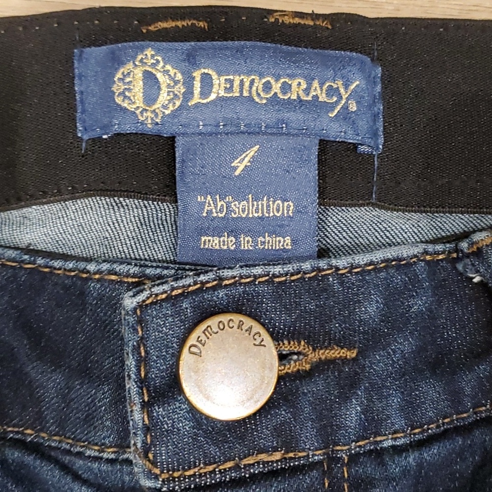 Democracy Ab Solution Ankle Skimmer Skinny Jeans size 4 - Picture 2 of 8